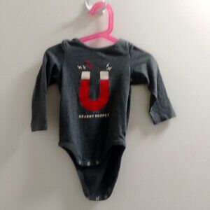 ''Baby Gap" Granny Magnet, Long Sleeved, Baby Boy Onesie
